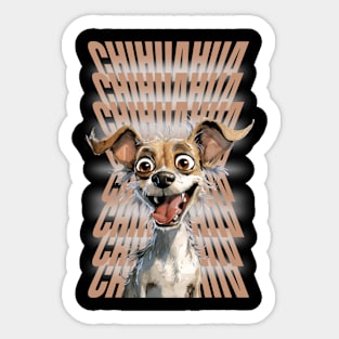 Cute Chihuahua Dog Lover Gift Chihuahua Mom Sticker